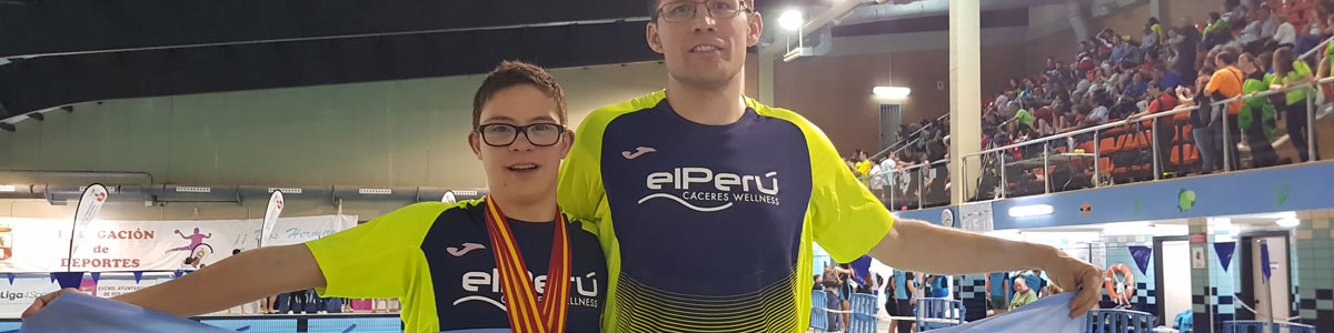 Guillermo Gracia, nadador del Perú Cáceres Wellness, consigue cinco oros y cinco nuevos récords de España S15 en el CAMPEONATO DE ESPAÑA DE NATACIÓN FEDDI 2019 en DOS HERMANAS, SEVILLA