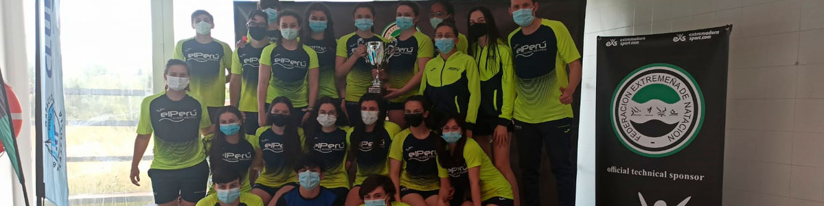Campeonas de Extremadura y Segundo puesto en segunda masculina para nuestro club de Natación